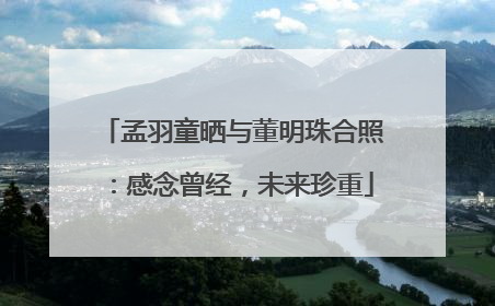 孟羽童晒与董明珠合照：感念曾经，未来珍重